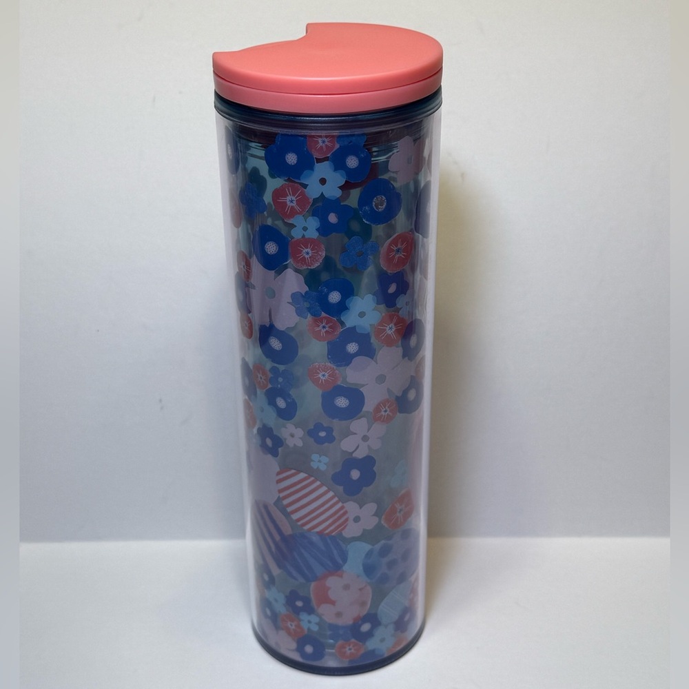 New Starbucks 2020 Easter Spring Hot/Cold Cup Tumbler Bunny Pink Chick 16 oz - Picture 2 of 10